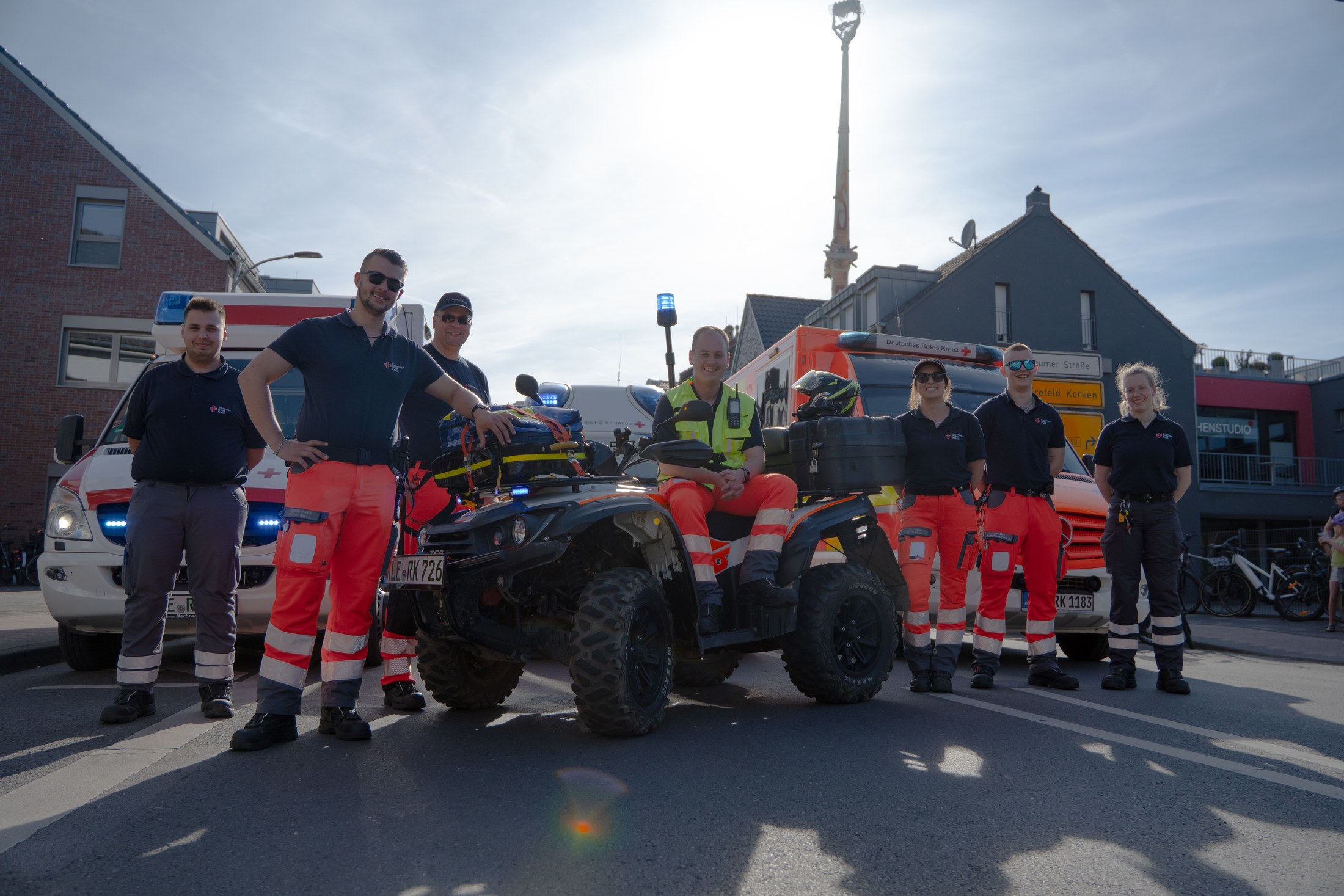 Das Team der DRK Bereitschaft Weeze